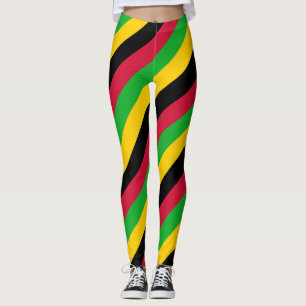 Leggings Drapeau national de Sao Tomé-et-Principe Coloris