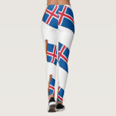Leggings Drapeau national d'Islande Thunder_Cove (Dos)