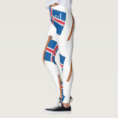 Leggings Drapeau national d'Islande Thunder_Cove (Gauche)