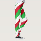 Leggings Drapeau national du Burundi Couleurs diagonales (Droite)