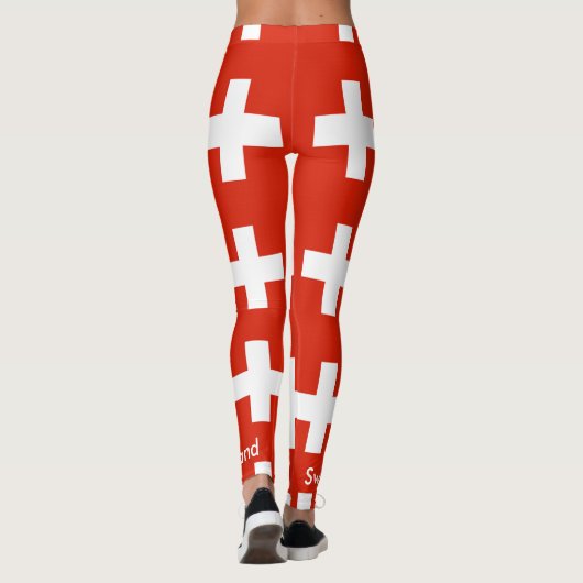 Leggings Drapeau national suisse (Dos)