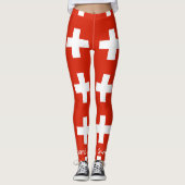 Leggings Drapeau national suisse (Devant)