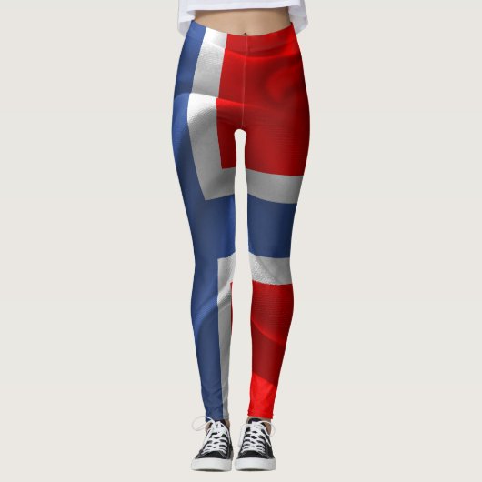 Leggings Drapeau norvégien (Devant)