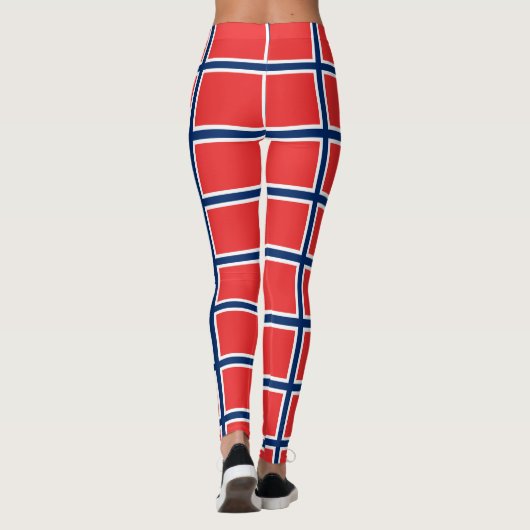 Leggings Drapeau norvégien (Dos)