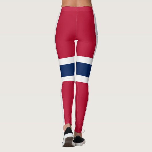 Leggings Drapeau norvégien (Dos)