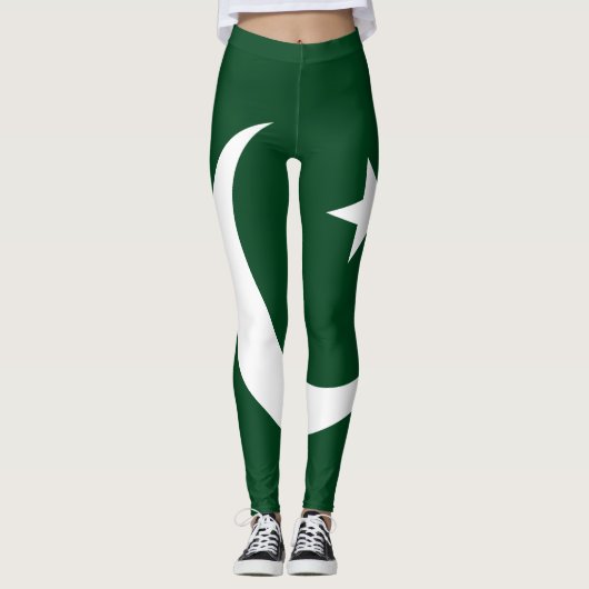 Leggings Drapeau pakistanais (Devant)
