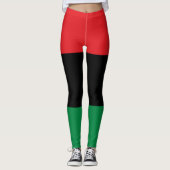 Leggings Drapeau panafricain (Devant)