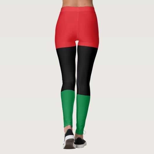 Leggings Drapeau panafricain (Dos)