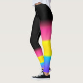 Leggings Drapeau pansexual de fierté de casserole (Gauche)