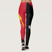 Leggings Drapeau Papouasie-Nouvelle-Guinée (Dos)