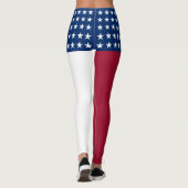 Leggings Drapeau patriotique américain (Dos)