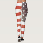 Leggings Drapeau patriotique américain (Dos)