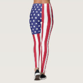 Leggings Drapeau patriotique américain (Dos)