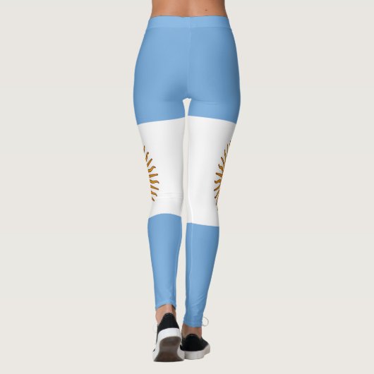 Leggings Drapeau patriotique argentin (Dos)