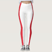 Leggings Drapeau Patriotique Autrichien (Devant)