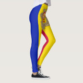 Leggings Drapeau patriotique d'Andorre (Droite)