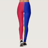 Leggings Drapeau patriotique d'Andorre (Dos)