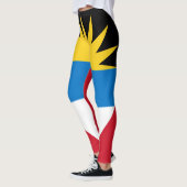 Leggings Drapeau patriotique d'Antigua-et-Barbuda (Gauche)