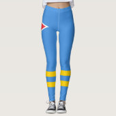 Leggings Drapeau patriotique d'Aruba (Devant)
