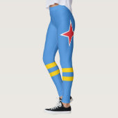 Leggings drapeau patriotique d'Aruba (Gauche)