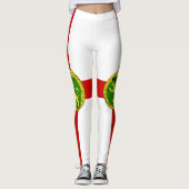 Leggings Drapeau patriotique d'Aurigny (Devant)