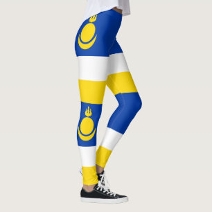 Leggings Drapeau patriotique de Bouriatie