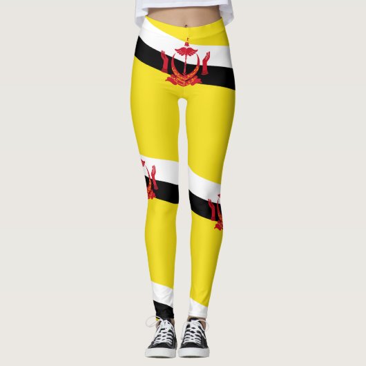 Leggings drapeau patriotique de Brunei (Devant)
