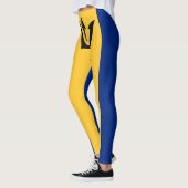 Leggings Drapeau patriotique de la Barbade (Gauche)