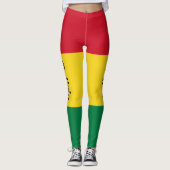 Leggings Drapeau Personnaliser Bolivie (Devant)