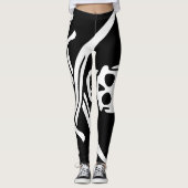 Leggings Drapeau Pirate (Devant)