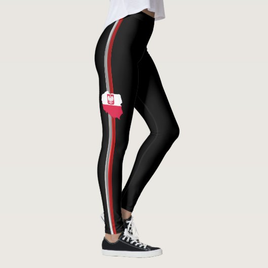 Leggings Drapeau polonais (Droite)