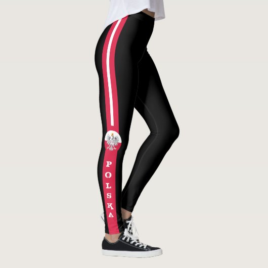 Leggings Drapeau polonais Aigle & Pologne patriotes de mode (Droite)