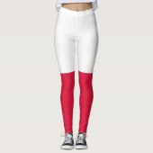 Leggings Drapeau polonais (Pologne) (Devant)