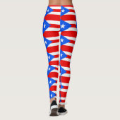 Leggings Drapeau portoricain (Dos)