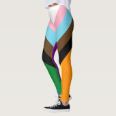 Leggings Drapeau Progress Pride LGBTQ+ (Gauche)
