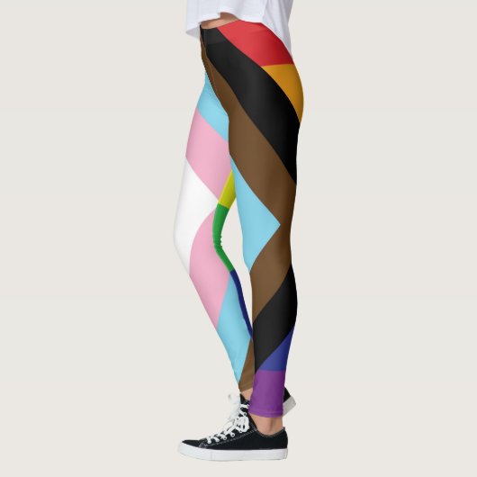 Leggings Drapeau progressiste LGBTQIA (Gauche)