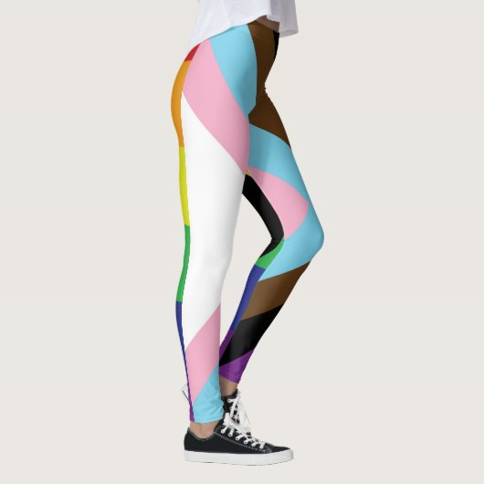 Leggings Drapeau progressiste LGBTQIA (Droite)