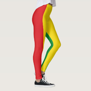 Leggings Drapeau rastafari éthiopien Rasta