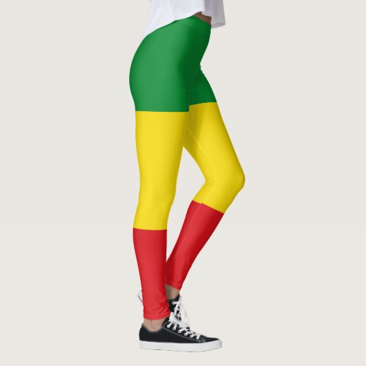 Leggings Drapeau rastafarien Rasta Ethiopie (Droite)