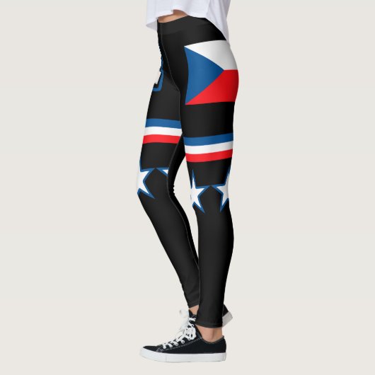 Leggings Drapeau République tchèque (Gauche)
