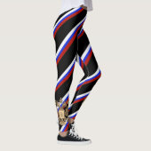 Leggings Drapeau russe de rayures (Droite)