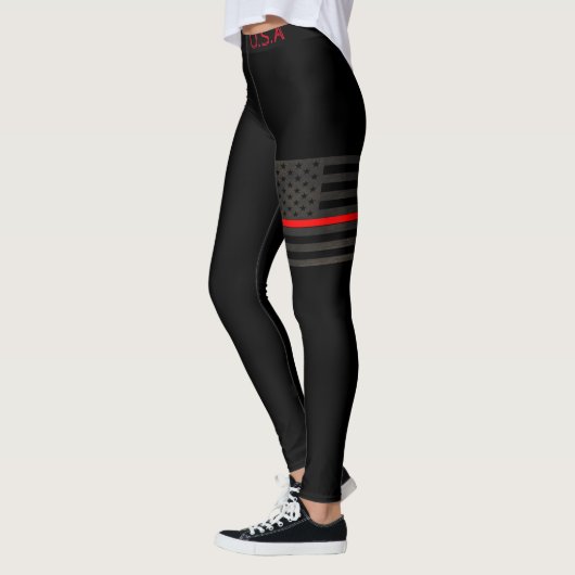 Leggings Drapeau rustique américain (Gauche)
