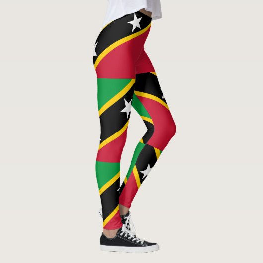 Leggings Drapeau Saint-Kitts-et-Nevis (Droite)