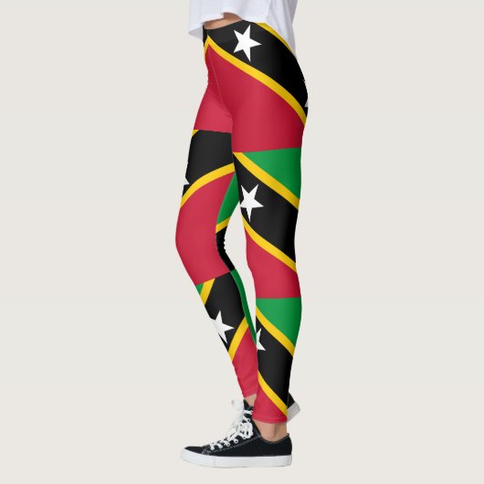 Leggings Drapeau Saint-Kitts-et-Nevis (Gauche)