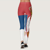 Leggings Drapeau serbe (Dos)