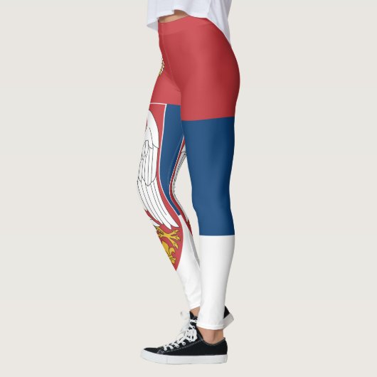 Leggings Drapeau serbe (Gauche)