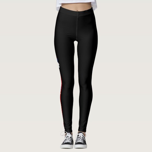 Leggings Drapeau serbe (Devant)