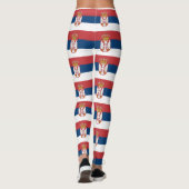 Leggings Drapeau serbe (Dos)