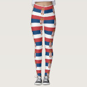 Leggings Drapeau serbe (Devant)