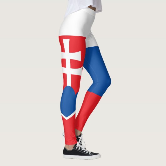 Leggings Drapeau Slovaquie (Droite)